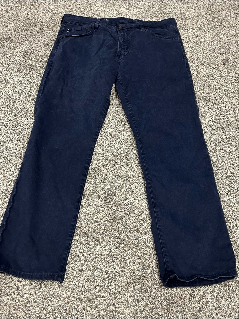 AG Adriano Goldschmied The Tellis Pants Mens 36x34 Blue Modern Slim Fit Stretch